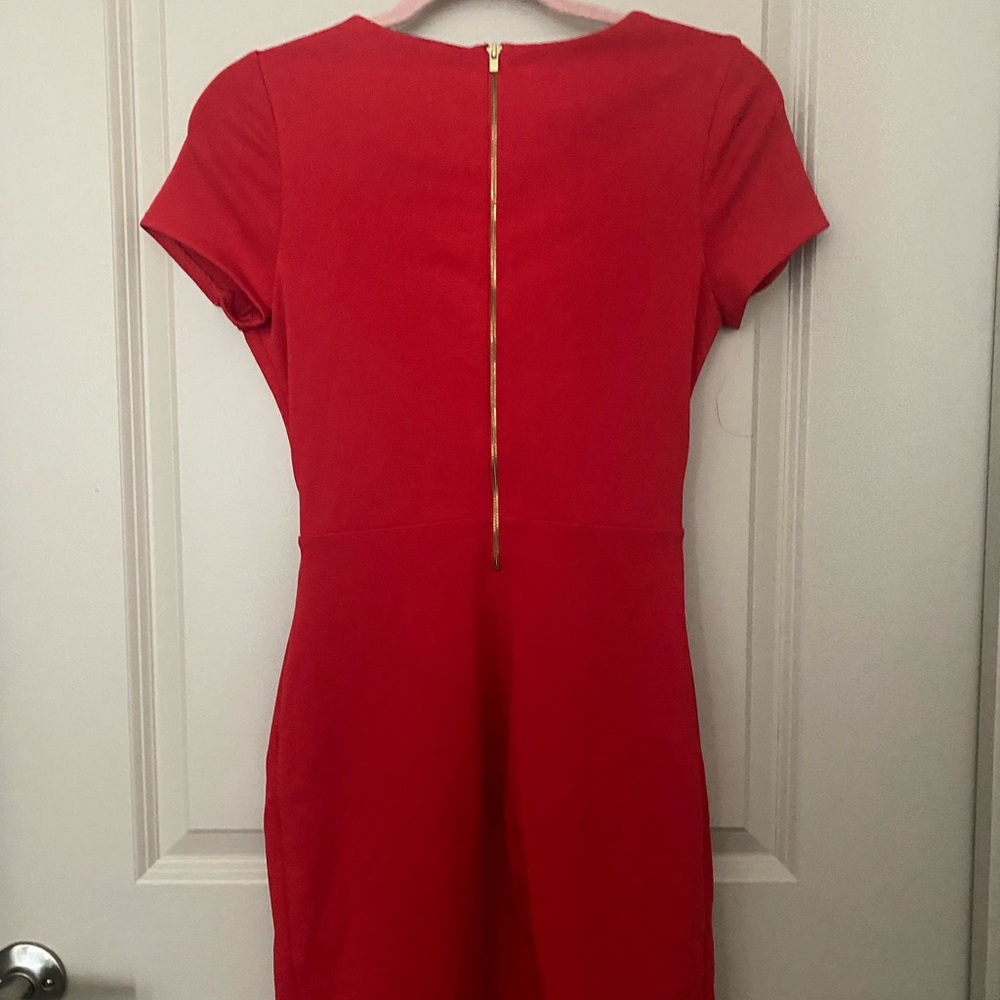 Red Mini Dress - Picture 2 of 3